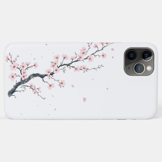桜の枝 iPhone / iPad カー Case-Mate iPhoneケース (裏面(横))