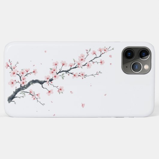 桜の枝 iPhone / iPad カー Case-Mate iPhoneケース (裏面(横))