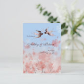 桜の桜および愛つばめプログラム 案内ポストカード (スタンド正面)