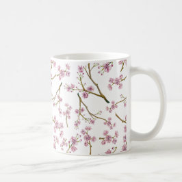 桜の桜のプリント コーヒーマグカップ