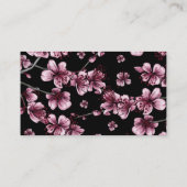桜の桜の名刺 名刺 (裏面)