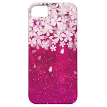 桜の桜の明るい赤紫色及び白い花