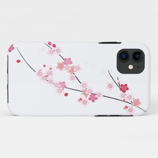 桜の桜のiPhoneの場合 Case-Mate iPhoneケース (裏面(横))