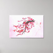 桜の母キャンバスプリント(サイズ展開有り) キャンバスプリント (正面)