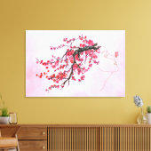 桜の母キャンバスプリント(サイズ展開有り) キャンバスプリント (インサイチュ (リビング))