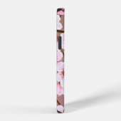 桜の水彩シームレスパターン iPhoneケース (右側面)