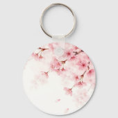 桜の水彩柄 キーホルダー (裏面)