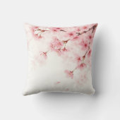 桜の水彩柄 クッション (裏面)
