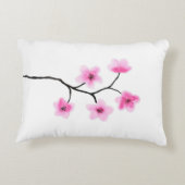 桜の水彩画 アクセントクッション (裏面)