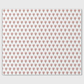 桜の水彩花束さくらパターン ラッピングペーパー (フラット)