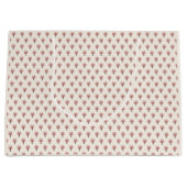 桜の水彩花束パターン ラージペーパーバッグ (正面)