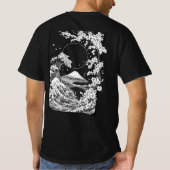 桜の波 Tシャツ (裏面)