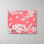 桜の浮かぶ花 キャンバスプリント (正面)