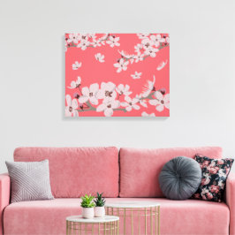 桜の浮かぶ花 キャンバスプリント