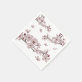 桜の浮かぶ花 スタンダードカクテルナプキン (角)