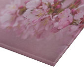 桜の淡いピンクの反射 カッティングボード (角)