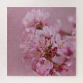 桜の淡いピンクの反射 ジグソーパズル (横)