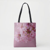 桜の淡いピンクの反射 トートバッグ (正面)