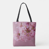 桜の淡いピンクの反射 トートバッグ (裏面)
