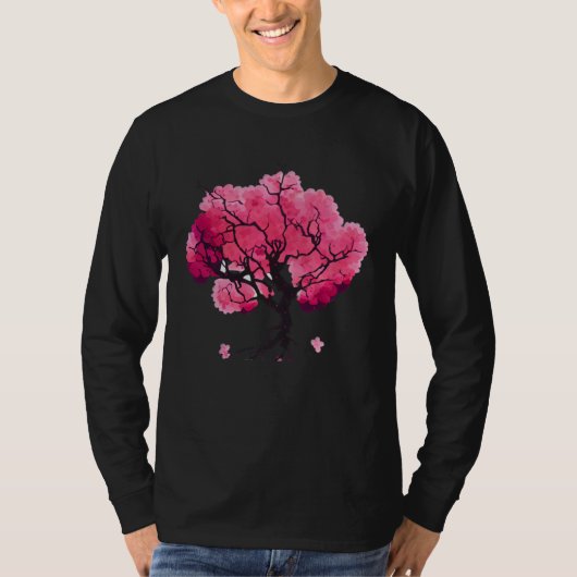 桜の生命の木 Tシャツ (正面)