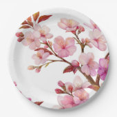 桜の研究 — 紙皿 (正面)