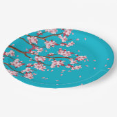 桜の税関支署の紙皿 ペーパープレート (アングル)