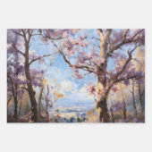 桜の空ラッピングペーパー ラッピングペーパーシート (正面3)