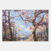 桜の空ラッピングペーパー ラッピングペーパーシート (正面)