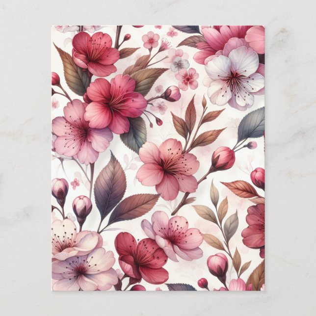 桜の紙シート (正面)