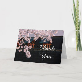 桜の結婚はメッセージカード感謝していしています サンキューカード
