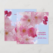 桜の結婚式招待状 招待状 (正面/裏面)