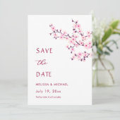 桜の結婚式 結婚式の期日 セーブザデート (スタンド正面)