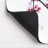 桜の絵画 マウスパッド (コーナー)