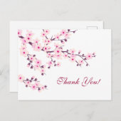 桜の花ありがとうフラワーリ ポストカード (正面/裏面)