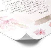 桜の花が指輪をはめたゲームのポスター ポスター (角)