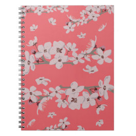 桜の花が漂う ノートブック