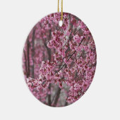 桜の花が舞い散る ピンク セラミックオーナメント (右)