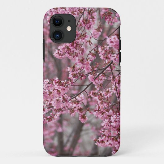 桜の花が舞い散る ピンク Case-Mate iPhoneケース (裏面)