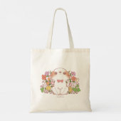 桜の花ともちもち トートバッグ (裏面)