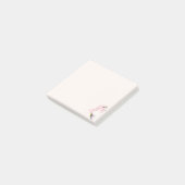 桜の花とハミング鳥のポストイットノート ポストイット (アングル)