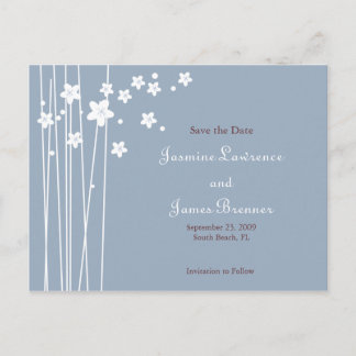 桜の花と愛の鳥 案内ポストカード