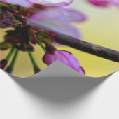 桜の花と木陰の芽 ラッピングペーパー (角)