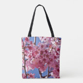 桜の花と赤い星 トートバッグ (裏面)