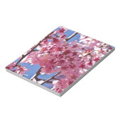 桜の花と赤い星 ノートパッド (回転)