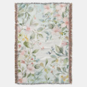 桜の花に感動して スローブランケット (正面縦)