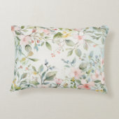 桜の花に感銘を受けた アクセントクッション (裏面)