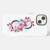 桜の花のインフィニティ iPhoneケース (裏面横)