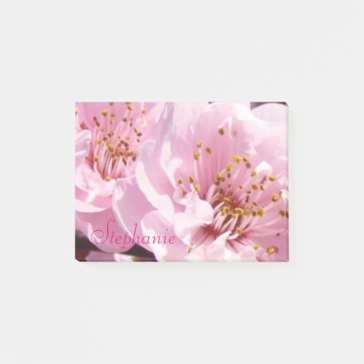 桜の花のカスタム付箋 ポストイット (正面)