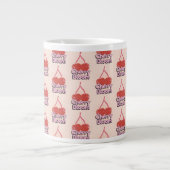 桜の花のジャイアントコーヒーマグ ジャンボコーヒーマグカップ (正面)