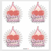 桜の花のステッカー シール (シート)